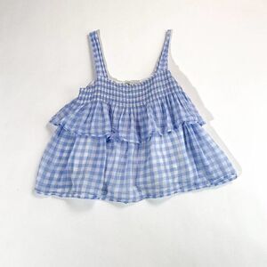Rebecca Minkoff M gingham lightweight tank